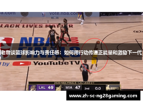 老詹谈篮球影响力与责任感:如何用行动传递正能量和激励下一代 老詹谈篮球影响力与责任感:如何用行动传递正能量和激励下一代